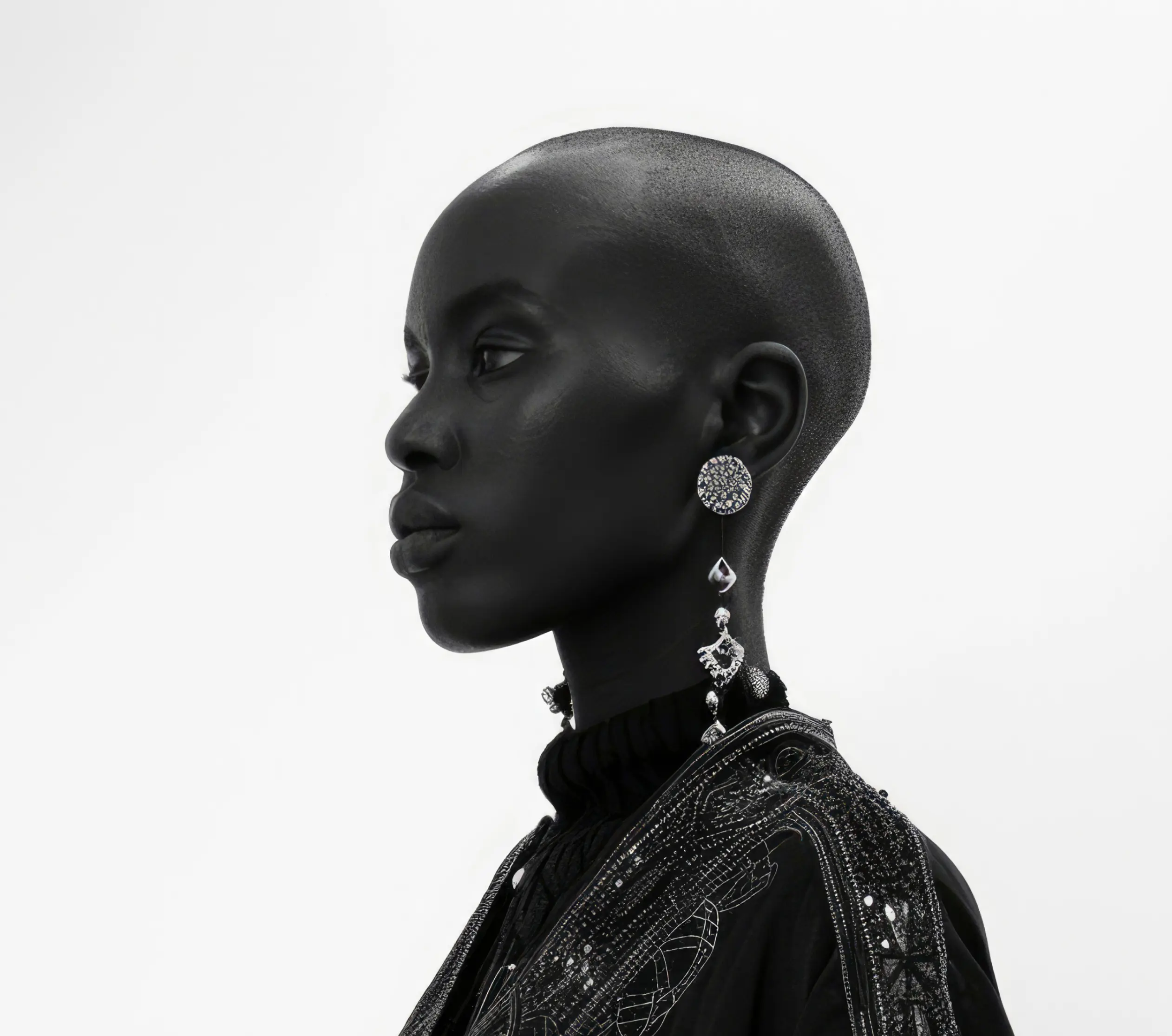 dark african women on fashion